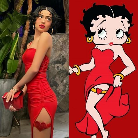 Betty Boop Halloween Costume, Betty Boop Costume, Betty Boop Halloween, Halloween Costumes Women Creative, Classy Halloween Costumes, Hot Halloween Outfits, Halloween Coustumes, Pretty Halloween Costumes, Cute Couple Halloween Costumes