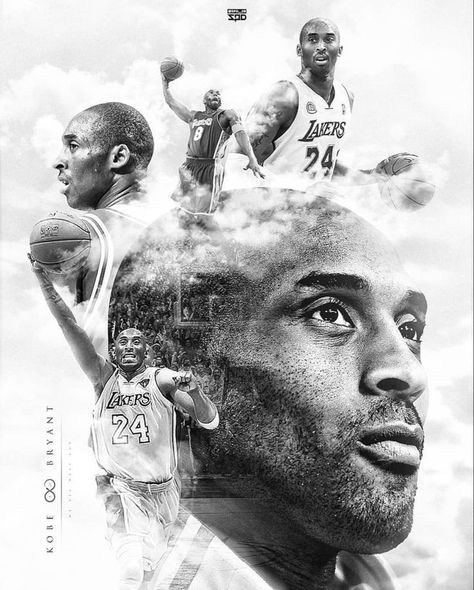 Sports Illustrations Art, Kobe Bryant Poster, Sports Advertising, Half Sleeve Tattoos Drawings, Kobe Bryant Nba, King Lebron, Kobe Bryant Pictures, Adobe Photoshop Design, Kobe Bryant Wallpaper