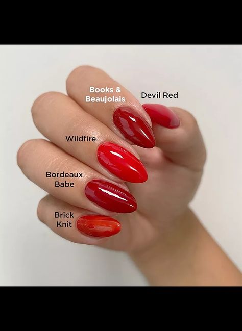 Red Shellac Nails, Cnd Shellac Colors, Shellac Colors, Cnd Vinylux, Red Shades, Makeup Board, Cnd Shellac, Shellac Nails, Pretty Hands