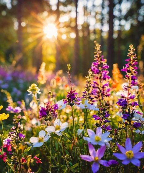 Wild Flower Meadow, Landscape Photography Nature, Forest Flowers, Floral Photography, Pretty Plants, Beautiful Flowers Pictures, Growing Flowers, Beautiful Nature Pictures, Flower Beauty