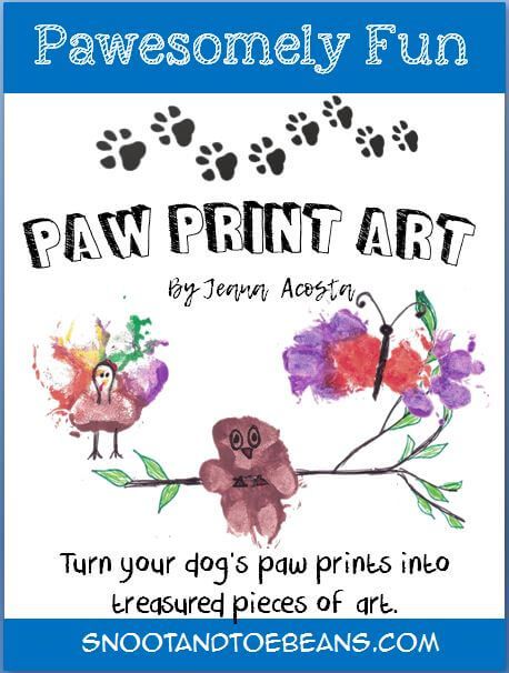 Puppy Paw Art, Paw Print Art Diy, Dog Paw Print Craft, Dog Bonding, Dog Paw Art, Dog Paw Print Art, Paw Print Crafts, Puppy Crafts, Paw Print Art