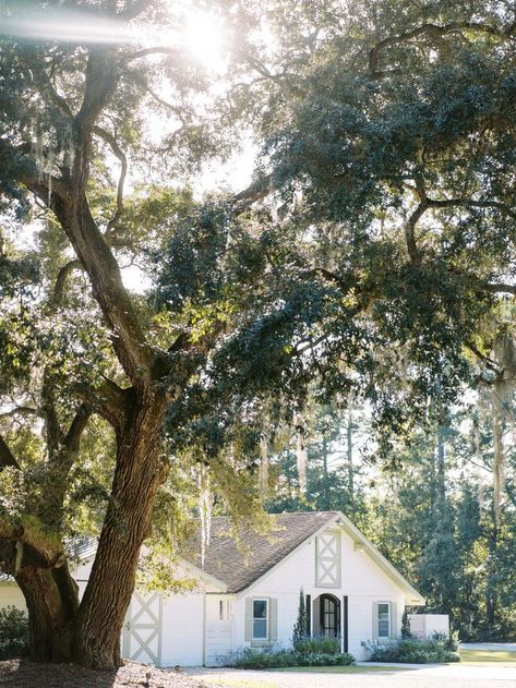 At Hewitt Oaks we have plenty of wedding day options! One is our Huling Hall which is our chapel on property is a gorgeous inside building to hold your ceremony or reception! Hewitt Oaks Wedding, Inside Building, Bluffton Sc, Live Oak Trees, Custom Bouquet, Savannah Wedding, Enjoy Every Moment, Luxury Event, Southern Wedding