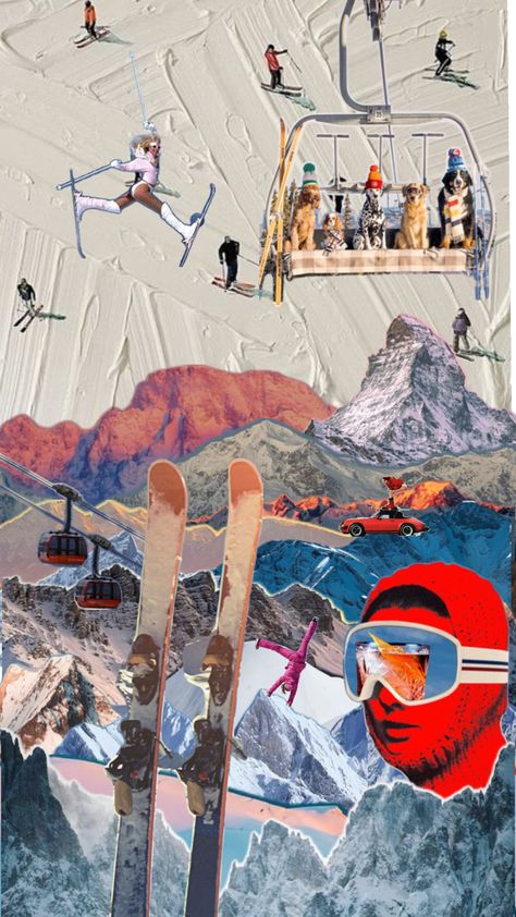 Ski Vibes, Skiing Aesthetic, Ski Aesthetic, Ski Party, Ski Bunny, Apres Ski Party, Ski Art, 2025 Trends, Retro Ski