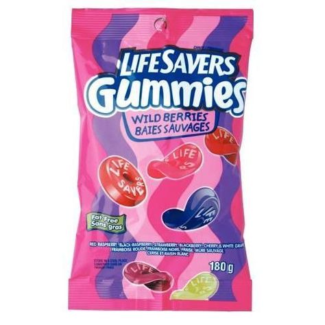 LifeSavers - Gummies Wildberries 180 g Canada Lifesavers Gummies, Fluffy Notebook, Aesthetic Candy, Gummies Candy, American Candy, Paper Squishy, Gum Flavors, All Candy, Candy Basket