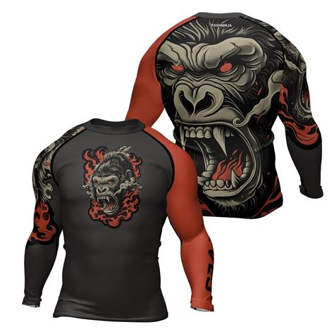 PRICES MAY VARY. Neck neck style: Crew Neck Care instructions: Machine Wash Neck neck style: Crew Neck Care instructions: Machine Wash Bjj Rash Guard, Mma Clothing, Mma Equipment, Compression Shirt, Grappling, Rash Guard, Base Layer, Martial Arts, Boxing