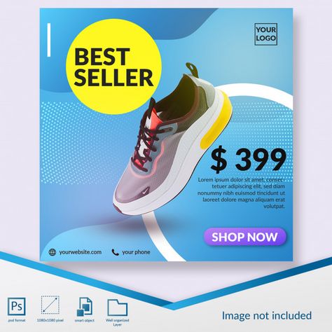 Best seller shoes product offer instagra... | Premium Psd #Freepik #psd #banner #business #sale #design Product Offer Design, Shoes Product Design, Product Promotion Design, Shoes Banner, Best Seller Design, Product Post, Product Sale, Social Media Branding Design, Banner Design Inspiration