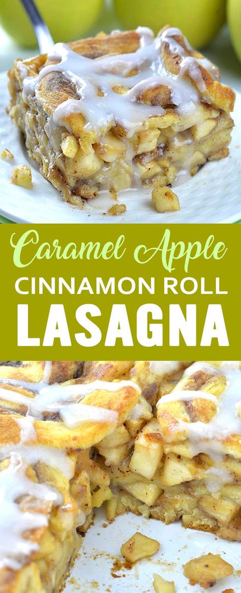 Cinnamon Roll Lasagna, Fruit Breads, Dessert Lasagna, Weight Watcher Desserts, Apple Snacks, Patty Cake, Apple Cinnamon Rolls, Breakfast Casseroles, Breakfast Casserole Easy