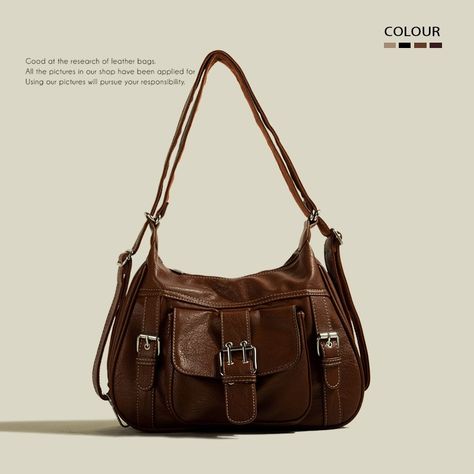 Color: Yellowish Brown Texture Cuir, Postman Bag, Bag Lining, Changing Bag, Pretty Bags, 1 Image, Brown Bags, Shoulder Messenger Bag, Yellow And Brown