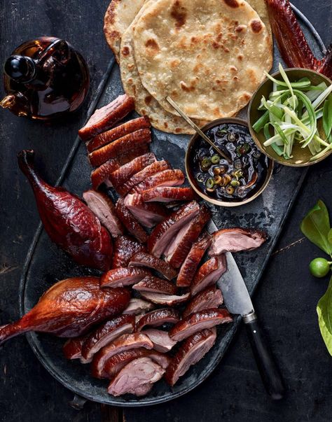 Peking Duck Photography, Peking Duck Recipe, Duck Garden, Duck Recipe, Sunday Dinners, Fredericksburg Virginia, Peking Duck, Duck Recipes, Asian Fusion