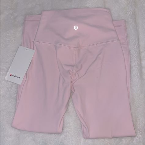 Nwt Lululemon Strawberry Milkshake Align Pants 25” Size 2 No Pockets Rare And Hard To Find Strawberry Milkshake Lululemon, Blue Running Leggings, Lululemon Wishlist, Lululemon Clothes, Lululemon Stuff, Cute Lululemon Outfits, Pink Lululemon Leggings, Fashion Major, Pilates Clothes