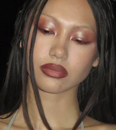 Red Eyeshadow, Inspo Makeup, Red Makeup, Ethereal Makeup, Unique Makeup, Dope Makeup, Creative Makeup Looks, School Looks, Makeup Obsession