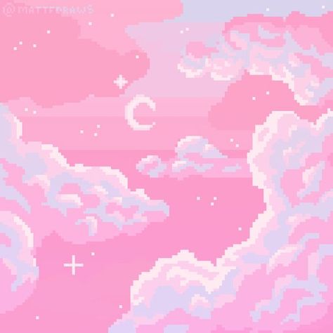 Pink Gamer Aesthetic Wallpaper, Cute Pixel Icons For Apps, Pink Pixel Art, Ipad Widgets, Pink Games, Kawaii Aesthetic, Gradient Background, Aesthetic Images, Art Icon