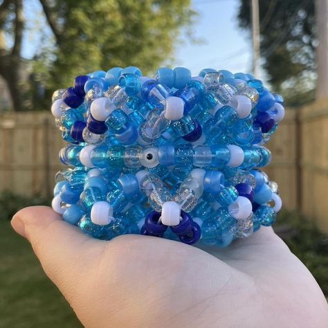 ✰ Y2k Rave Kandi 3D Mini Rotating Evil Eye Cuff ✰... - Depop 3d Cuff Kandi, 3d Kandi Cuff Ideas, Mini Rotating Kandi Cuff, Rotating Cuff Kandi, Kandi Rotating Cuff, Rave Kandi Bracelets, Kandi Cuff Ideas, 3d Kandi Cuff, Rave Kandi Ideas