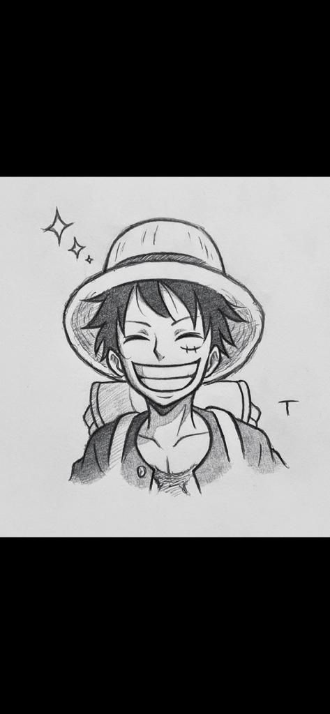 Luffy Pen Sketch, Luffy Simple Drawing, Luffy Sketch Easy, Anime Sketch Luffy, Luffy Pencil Sketch, Luffy Drawing Easy, Luffy Drawing Sketch, Luffy Sketch, Pen Art Doodle