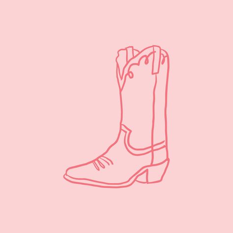 Cowboy Boot Sketch Simple, Cowboy Boot Tattoo Outline, Easy Boot Drawing, Cowboy Boots Line Art, Cowgirl Boot Doodle, Cowboy Boot Design Drawing, Cowgirl Boot Graphic, Cowboy Boot With Flowers Drawing, Cowboy Boot Embroidery Pattern