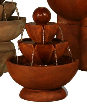 Henri Studio Pottery Fountain, Large Outdoor Fountains, Fountain Ideas, Modern Fountain, Outdoor Water Feature, Tabletop Fountain, Fountain Feature, Arte Van Gogh, Water Fountains Outdoor