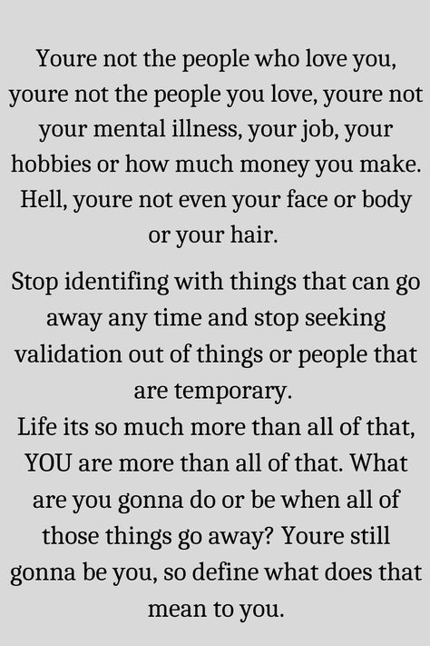 Anxiety, trying to stop intrucive thoughts, redefining yourself, law of attraction, self discovery, who you are, your more than that, life, positive thoughts. Grow Thick Long Hair, Im Useless, I Care Too Much, Stop Hair Breakage, Cholesterol Lowering, Feeling Unwanted, Caring Too Much, Thinking Of Someone, Good Night Friends