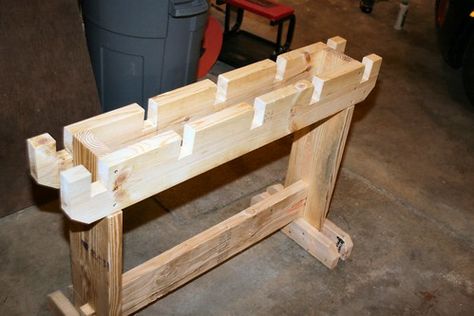 Sawhorse Plans, Saw Horses, Saw Horse, Wood Crafting Tools, Carpentry Projects, Woodworking Furniture Plans, Garage Work Bench, Quilting Frames, Wood Shop Projects