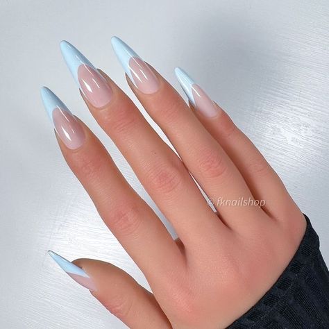 Clear Nails Almond, Nude Nails French Tip, Trendy Nails Nude, Nude Nails French, Fall Nails Trendy, Gel Builder, Nails Fall Nails, Nails Summer Nails, Kiara Sky