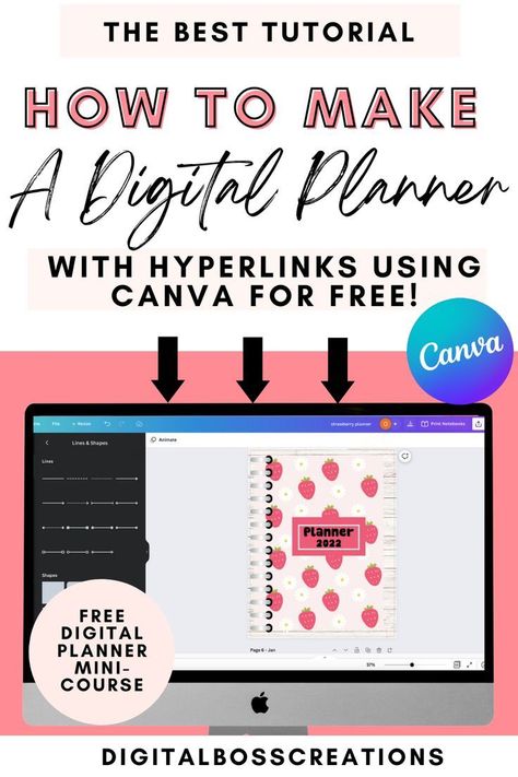 Are you looking to create a digital planner with hyperlinks using Canva? This blog post will help you in creating digital planners to sell. 😍 Creating Planner Pages, How To Make Your Own Digital Planner Goodnotes, Digital Planner How To, How To Create A Calendar In Canva, How To Make A Digital Planner With Hyperlinks, How To Make A Digital Planner In Keynote, Digital Planner Tutorial Canva, Creat How To Make A Digital Planner In Keynote, How To Create A Calendar In Canva, How To Make A Digital Planner With Hyperlinks, Digital Planner How To, Digital Planner Tutorial Canva, Making A Digital Planner, Creating Journals On Canva, Diy Digital Planner Canva, All In One Digital Planner