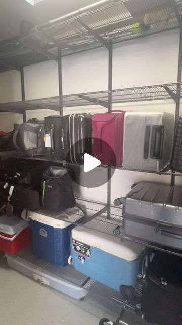 Tucson Personal Assistants+Organizers on Instagram: "Suitcase storage ✅

This home had a fabulous storage closet with very little storage! We fixed that!
Elfa to the rescue again! @thecontainerstore 

This family has even more space to add the “ugly” behind closed doors! 

They are so happy! 

#professionalorganizer #personalassistants #elfagarageplus 
#storagesolutions #feliciasbest" Suitcase Storage, Storage Closet, Behind Closed Doors, Personal Assistant, Professional Organizer, To The Rescue, Closed Doors, Luggage Storage, Closet Storage