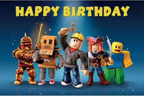 Roblox Backdrop, Roblox Happy Birthday, Roblox Font, Roblox Photo, Roblox Cake, Happy 6th Birthday, Birthday Post, Birthday Post Instagram, Love Anniversary Quotes