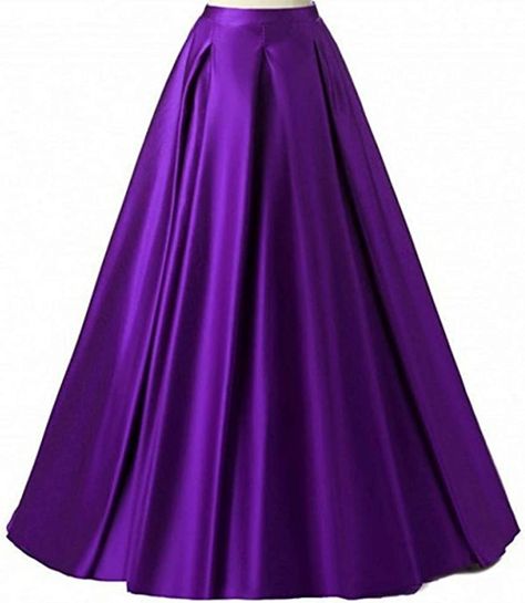 Fashion Long Skirt, Long Skirt Formal, Satin Skirts, Satin Skirt Outfit, High Waist Long Skirt, Long Skirt Fashion, Ball Skirt, Evening Skirts, Pretty Skirts