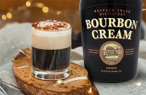 Buffalo Trace Bourbon Cream Recipes, Bourbon Cream Recipes, Bourbon Cream Cocktail, Tiramisu Shots, Buffalo Trace Bourbon, Boat Drinks, Beer Shot, Clone Recipe, Bourbon Cream