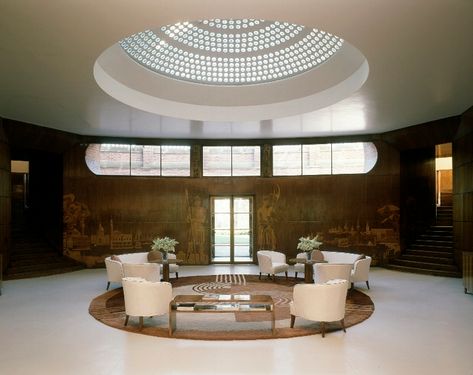 Eltham Palace Restoration To Unveil New Rooms | Londonist 30s Interior Design, 30s Interior, Art Deco Mansion, Eltham Palace, Greenhouse Cafe, Art Deco Fireplace, Flat Renovation, Brook Green, David Suchet