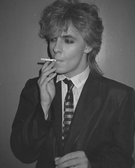 Rhodes Aesthetic, 80s Fashion Icons, 80s Musicians, Five Guys Burgers, Five Guy Burgers, Guy Clothes, Boys On Film, Nick Rhodes, 80s Bands