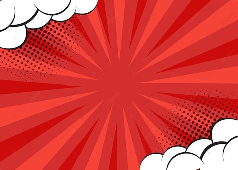 Red Comic Background With Rays And Halftone Surprise Background, Comics Background, Superhero Background, Comic Background, S8 Wallpaper, Pop Art Background, Amazing Facts For Students, Halftone Dots, Book Background