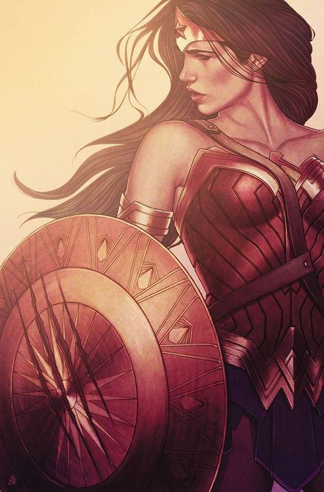 Wonder Woman vol 5 #79 | Textless variant cover by Jenny Frison Wonder Woman Costume Diy, Jenny Frison, Wonder Woman Tattoo, Wonder Woman Quotes, Wonder Woman Drawing, Wonder Woman Artwork, Dc Comics Wallpaper, Wonder Woman Art, Univers Dc