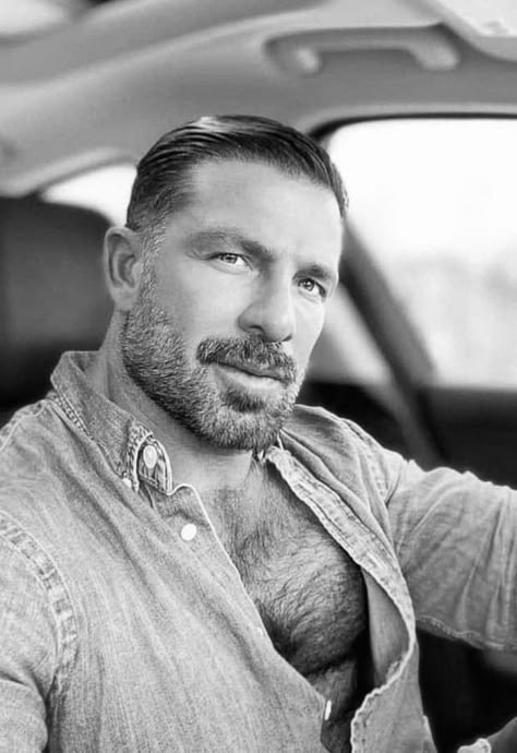 The Male Directory Male Art Men Photography, Buff Redhead Men, Handsome White Men, Men With Mustaches, Sailor Portrait, Big Beards Men, Men Chest Hair, Male Art Photography, Stocky Men