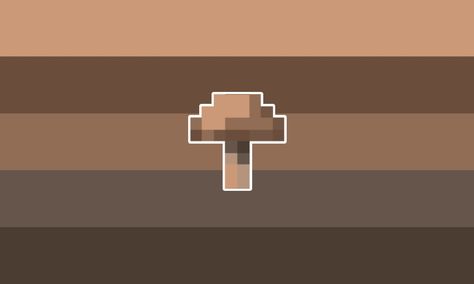 Minecraft Brown Mushroom, Minecraft Xenogenders, Minecraft Gender, Kin Flags, Silly Xenogenders, Non Gender, Xeno Hoard, Xenogender Hoard, Gender Flags