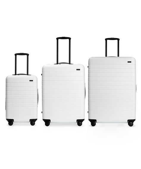 Meet the perfect carry-on. Unbreakable, thoughtfully designed, and guaranteed for life. Luggage Sets Cute, White Luggage, Premium Luggage, Cute Suitcases, Stylish Luggage, Photography New York, Suitcase Set, Carry On Suitcase, Honeymoons