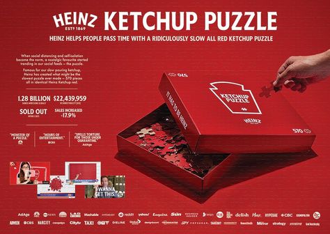 Brand Identity Colors, Heinz Ketchup, Clever Advertising, Award Ideas, Page Layout Design, Traditional Advertising, Cannes Lions, Creative Advertising Campaign, Marketing Concept