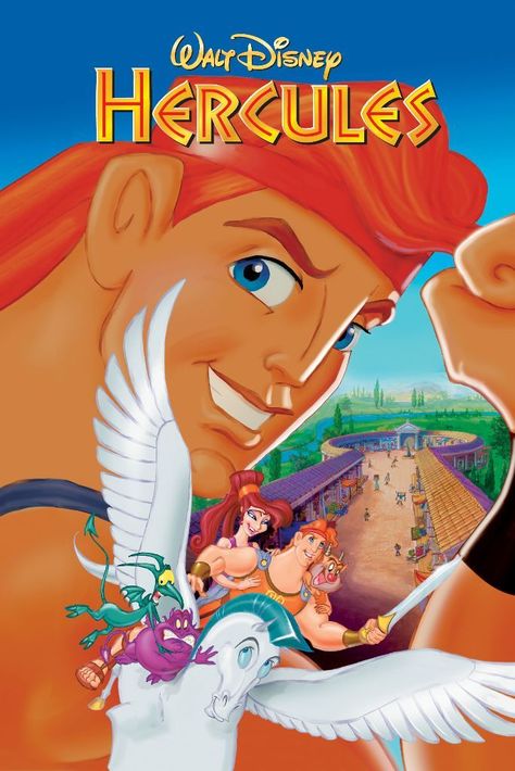 Hercules - Family Adventure Movie Night Hercules Movie, Hercules Disney, Male Cartoon Characters, Disney Hercules, Poster Color, Tv Series To Watch, Disney Animated Movies, Adventure Movie, Cute Disney Pictures