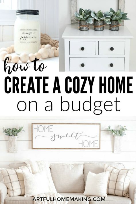 Cozy Home Ideas to Try (Even if You're on a Budget!) Make your house feel cozy and inviting with these simple tips. Homemaker Tips, Cozy Home Ideas, Hot Pink Throw Pillows, Homemaking Skills, Accessories List, Christian Homemaking, Trailer Decor, Cozy Life, Homemaking Tips