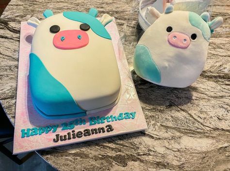 Squishmallow Sheet Cake, Easy Squishmallow Cake, Diy Squishmallow Cake, Squishmallow Cupcake Ideas, Squishmallow Birthday Cake Ideas, Squishmellow Cake Ideas, Sqishmelow Cake, Squishmallows Cake Ideas, Squishmallow Birthday Party Cake