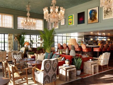 Soho House Mumbai | Members' Club & Hotel in India Cabana Pool House, Soho House Mumbai, Mumbai Club, Cafe Architecture, Club Lights, Juhu Beach, Babington House, Little Beach House, Country Hotel