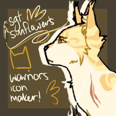 a warrior cats icon maker inspired by the art style of the family trees of the official website! some notes: - the seal point can be used on any color! - more "other colors" including abyssinian and hairless coming soon - for non-commercial use only credit to @sgt.sunflower on Instagram! Warrior Cats Picrew, Warrior Cats Icon, Cat Oc Art, Warrior Cat Base, Cats Character Design, Warrior Cats Clans, Oc Makers, Warrior Cat Art, Icon Maker