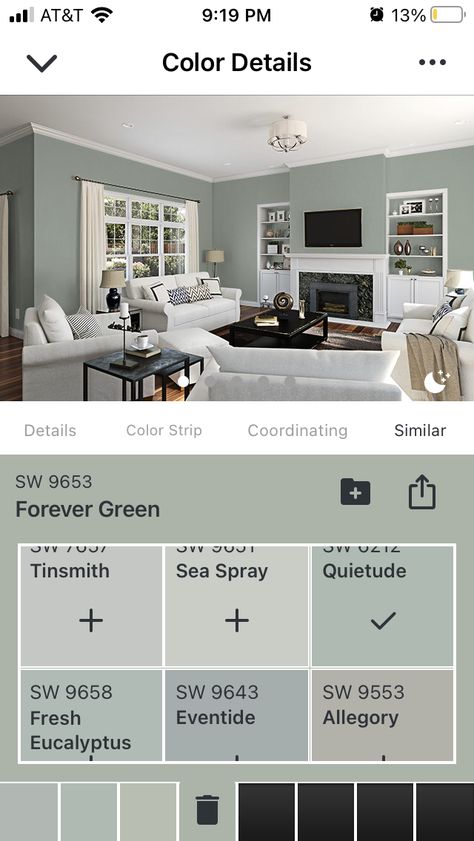 House Green, Forever Green, Repose Gray, Paint Colors For Home, House Designs Exterior, Wall Paint, Recycled Glass, House Painting, House Colors