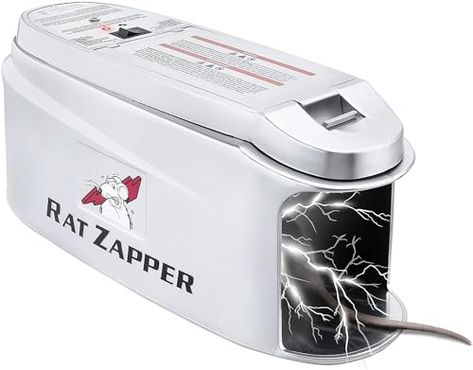 Rat Zapper - Electric Mouse Traps Indoor for Home - Safe and Effective Mice Traps for House Indoor Kill - Rat Zapper Electronic Rat Trap Reusable and No Touch - Outdoor Electric Rat Trap Electric Rat Trap, Electric Mouse Trap, Live Mouse Trap, Killing Rats, Pea Trellis, Rat Control, Getting Rid Of Rats, Metal Garden Trellis, Rat Trap