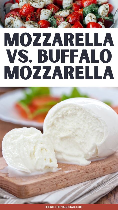 In our comprehensive guide, explore the delicious world of ‘Mozzarella vs Buffalo Mozzarella’ and discover the secrets behind these beloved cheeses. Buffalo Mozzarella, Cooking Tips And Tricks, Meal Preparation, Culinary Skills, Delicious Dishes, Food Preparation, Tasty Dishes, Mozzarella, Cooking Tips