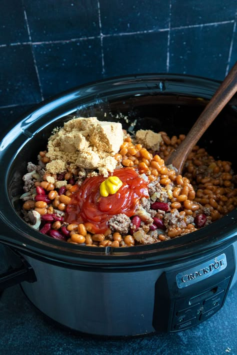 Slow Cooker Calico Beans - Fast and Slow Cooking Calico Beans Crockpot, Calico Bean Soup Recipe, Calico Beans Recipe Crockpot, Calico Beans Recipe Slow Cooker, Crockpot Calico Beans, Best Calico Beans Recipe, Slow Cooker Calico Beans, Slow Cooker Cowboy Beans Allrecipes, Calico Beans Recipe