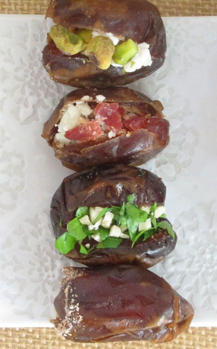 Stuffed Dates - Easy Appetizer or Dessert | Mother Would Know Dates Recipes, Ramadan Desserts, Palm Fruit, Stuffed Dates, Fig Trees, Date Recipes, Pot Luck, Dairy Free Options, Summer Afternoon