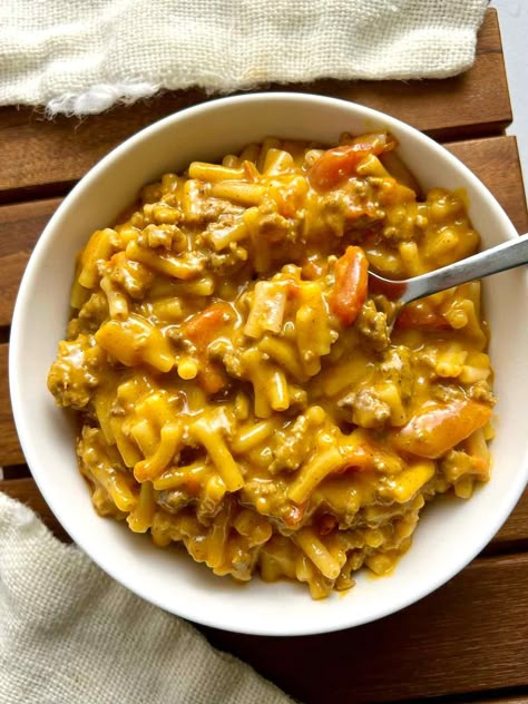 Kraft Dinner With Ground Beef (Tex-Mex style) Kraft Dinner Recipes, Ideas With Ground Beef, Dinner Ideas With Ground Beef, Kraft Dinner, Recipes Using Ground Beef, Dinner Recipes With Ground Beef, Recipes With Ground Beef, Dinner With Ground Beef, Kraft Recipes