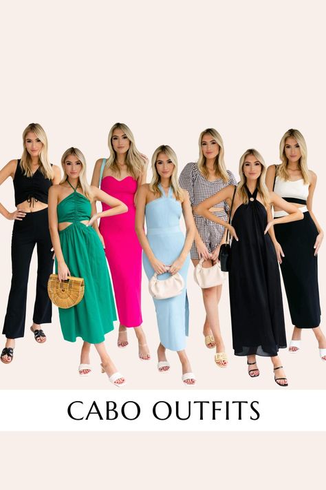 Are you planning a trip to Cabo and curious about dress code or searching for perfect Cabo outfits? Good news – today, I’m sharing over 30 cute outfits to add to your Cabo packing list. From stunning dresses to one-piece swimsuits, this article will give you all the information you need to pack for your upcoming Mexico vacation.  The post What to Wear in Cabo: 30+ Outfits for Your Packing List appeared first on Lane Creatore. Cabo In December Outfits, Cabo San Lucas Outfits Style, Cabo San Lucas Outfits, Cabo Outfits, December Outfits, Matching Skirt Set, Sun Dress Casual, Casual Sundress, 30 Outfits