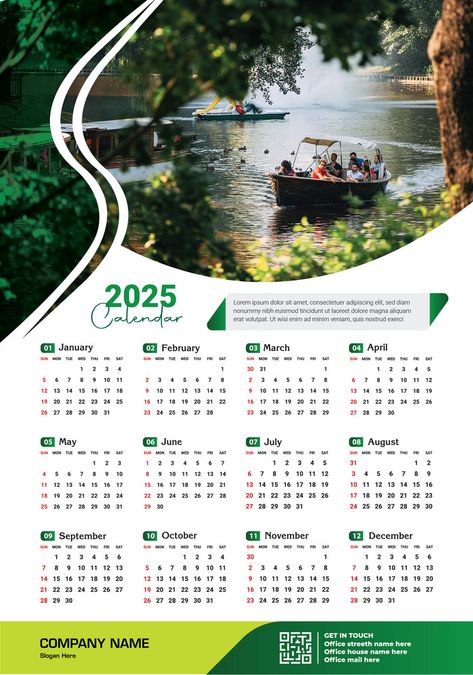 Calendar 2025 Design, Calendar Design 2025, 2025 Calendar Design, Church Calendar Design, Calendar Graphic Design, Graphic Design Calendar, Cart Visit, Photoshop Poster Design, Calendar Graphic