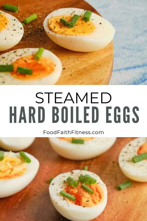 Go steam-powered and cook a classic snack in a whole new way—Steamed Hard-Boiled Eggs provide the protein and yumminess without getting your hands wet! Steamed Hard Boiled Eggs, Weekend Breakfast Recipes, Clean Eating Snack Recipes, Hard Boiled Egg Recipes, Eggs Recipes, Steamed Eggs, Gluten Free Recipes For Breakfast, Eggs Recipe, Food Writing